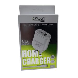 Cargador iPhone 3.1A Pro21 (0043)