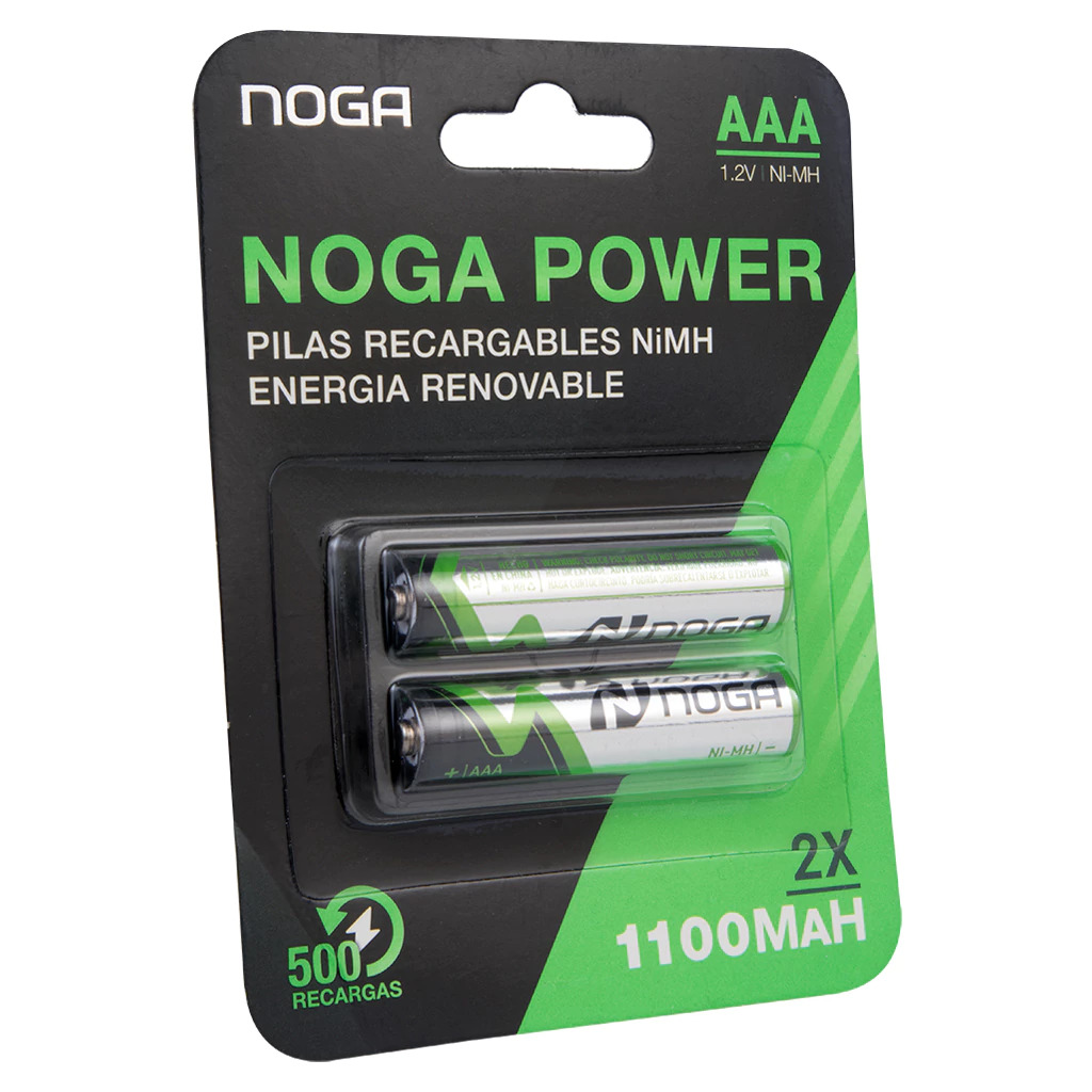 Recargable AAA Noga 1100mah x2 (0122)