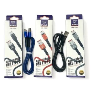 Cable Tipo C 3.1A 1m Time CAB-41012 (0026)